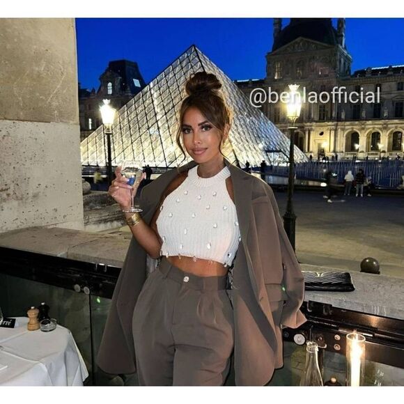 CHENILLE CRYSTAL TOP ZARA  - Picture 1 of 11